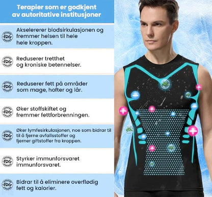 Fittex™ DEN NYESTE versjonen Ionic Shaping ermeløs skjorte