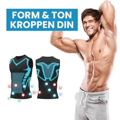 Fittex™ DEN NYESTE versjonen Ionic Shaping ermeløs skjorte