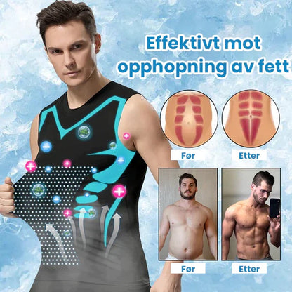 Fittex™ DEN NYESTE versjonen Ionic Shaping ermeløs skjorte